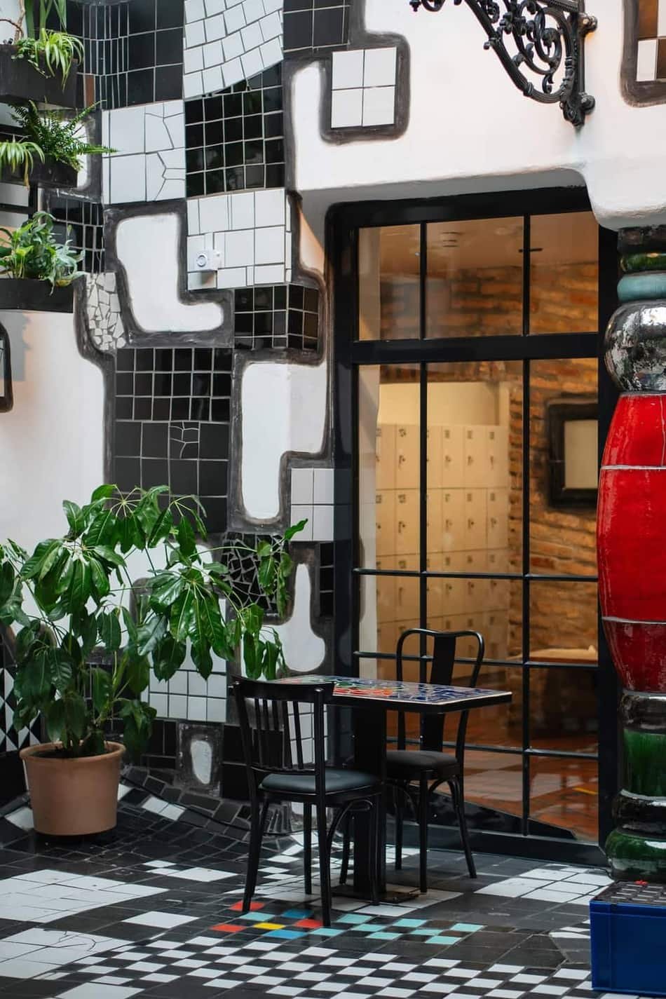 Café Friedlich im KunstHausWien Museum Hundertwasser